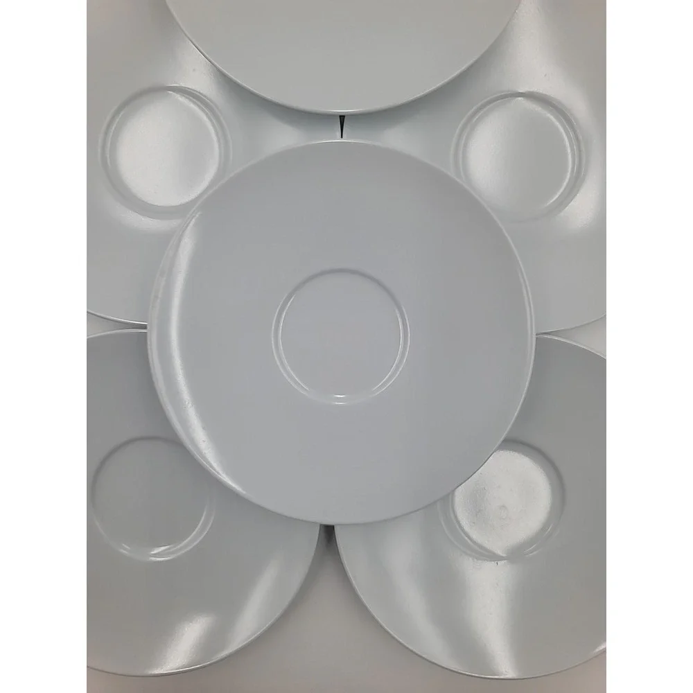 8 VTG MCM Melamine Melmac Saucer Plates  6